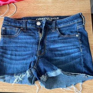 American eagle hi-rise shortie 6 regular